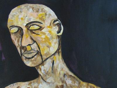 #49) Trapped in the land without color, forgotten gods practice their poses, readying themselves for restoration. #49) Trapped in the land without color, forgotten gods practice their poses, readying themselves for restoration.