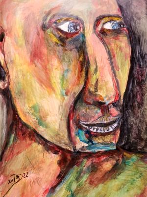 On the dark, there is only one person to confront, himself. On the dark, there is only one person to confront, himself.