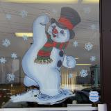 Frosty waving to come on in