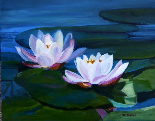 Lotus - oil - 16x20