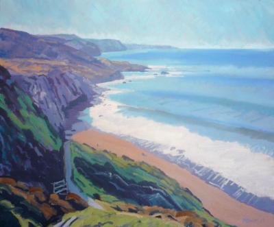 At the High Cliff looking down on the Strangles