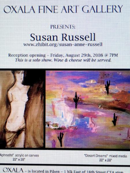 Oxala Poster Solo Show Poster 2008