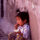 Chinese girl eating muffin, Pejing