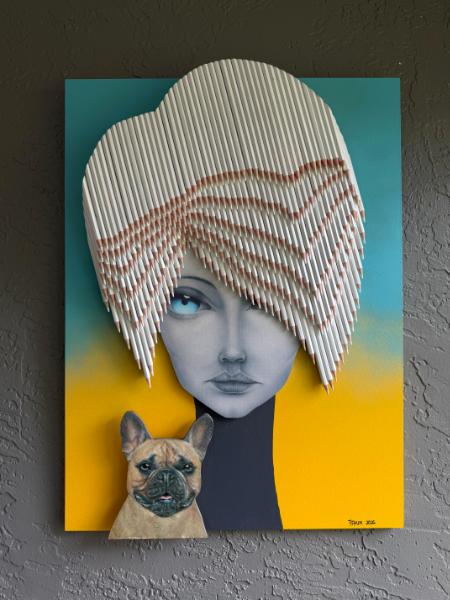 Pug Lover (16x24 inches) $495