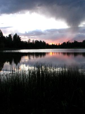White Horse Lake Sunset