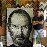 ORLANDO SENTINEL STEVE JOBS COMPUTER KEY MOSAIC (2016) ORLANDO SENTINEL STEVE JOBS COMPUTER KEY MOSAIC (2016)