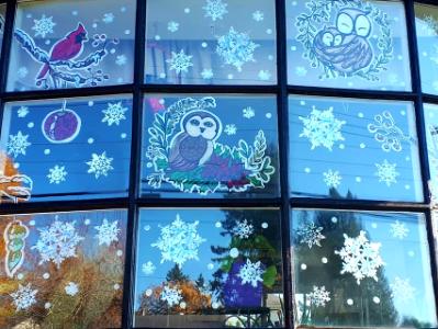 Christmas sample window