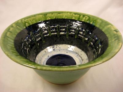 111115.D Bowl with Colored Slip Design