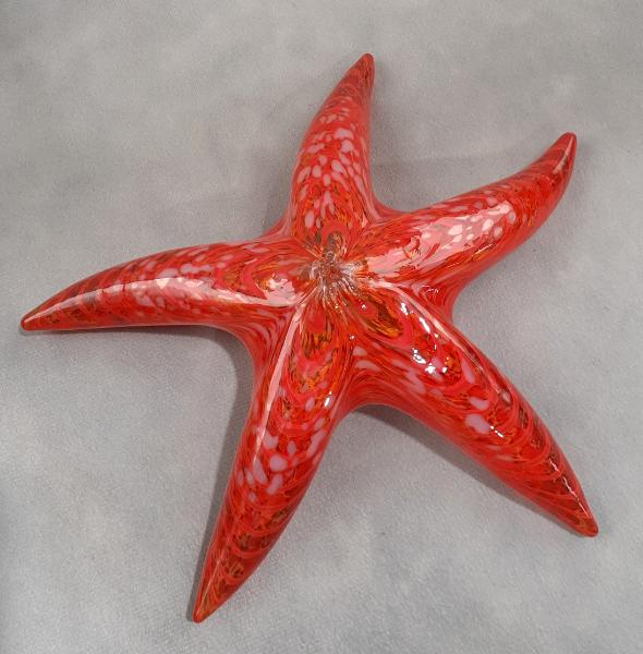 #01102620 Starfish orange with wall hanger 8'' $90.00