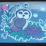 Owl & wreath
