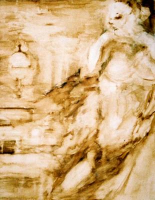 nude with urn nude with urn