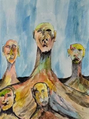 They stand rooted, unaware that they might soon be devoured by cottentails. They stand rooted, unaware that they might soon be devoured by cottentails.