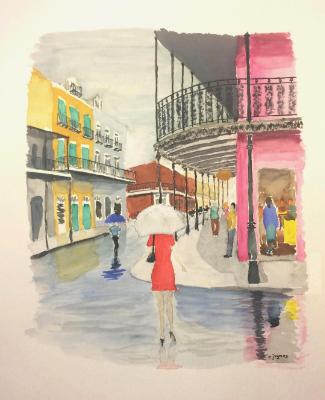 French Quarter Rain