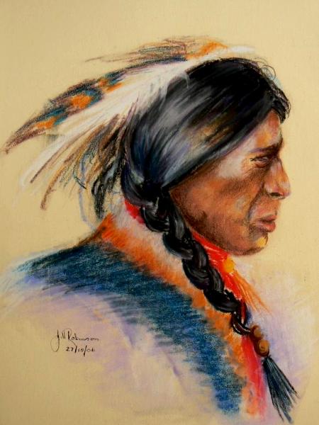 American Indian 9"x11.5"