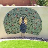 Peacock mural