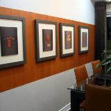 Orange strie stripe