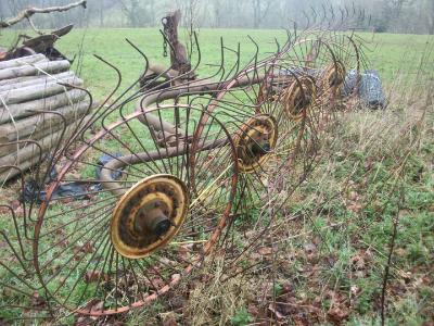 Wheels within wheels (hay turner) Wheels within wheels (hay turner)