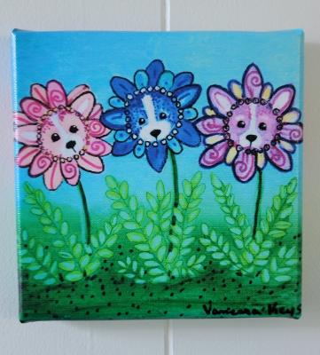 Corgiopsis flowers 6x6 Corgiopsis flowers 6x6