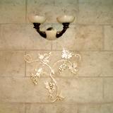 Indiana limestone block finish with custom raised stone image