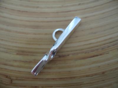 13-119 Sterling Twisted Bar Pendant