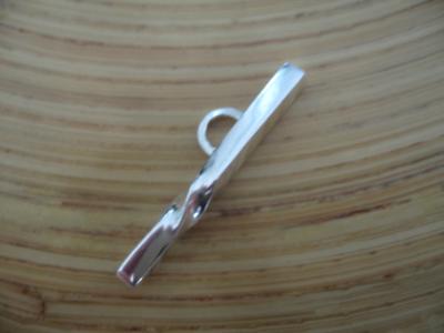 13-119 Sterling Twisted Bar Pendant 13-119 Sterling Twisted Bar Pendant