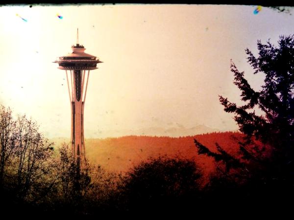 Digitally Altered Space Needle