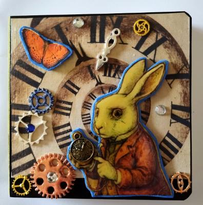 White Rabbit mini journal White Rabbit mini journal