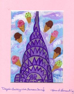 Chrysler Bldg. with Ice Cream Cones