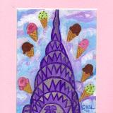 Chrysler Bldg. with Ice Cream Cones