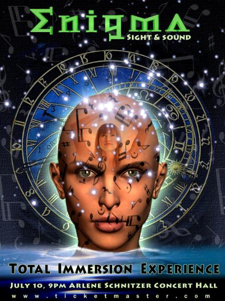 Enigma Concert Poster: Advanced Photoshop
