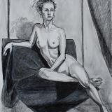 Brittany, Seated Nude