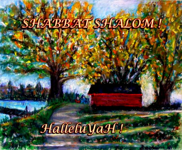 Shabbat Shalom-HalleluYah!