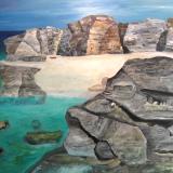 Tobemory Grotto by Terry Stevens Acrylic 48x60 