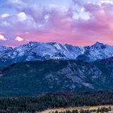 Vivid Sunrise over Beaver Meadows and the Continental Divide