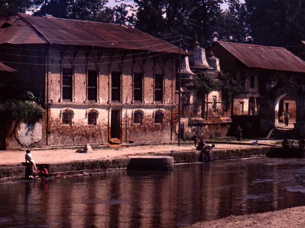 Building on river