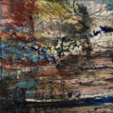 Mounted Mini Abstract 10 (Blue Series 1-12)