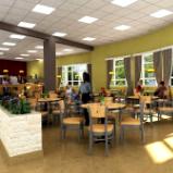 3D Hospital Lobby Interior Design Rendering