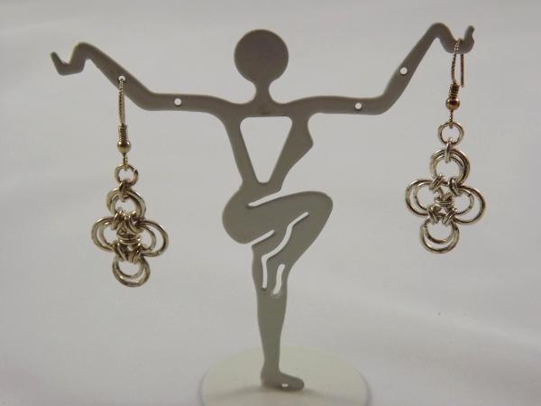 E-89 Sterling Silver Chain Earrings