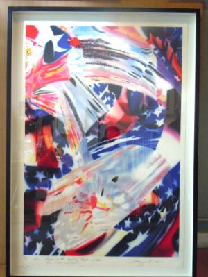 James Rosenquist "Stars and Stripes at the Speed of Light" 2010 James Rosenquist "Stars and Stripes at the Speed of Light" 2010