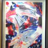 James Rosenquist "Stars and Stripes at the Speed of Light" 2010