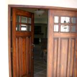 Double door replacement with no stucco damage during repair Double door replacement with no stucco damage during repair
