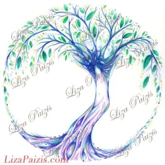 Tree of Life original drawing custom Tattoo design 