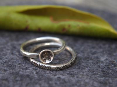 *SOLD OUT* Tiny rain bowl stacking ring set *SOLD OUT* Tiny rain bowl stacking ring set