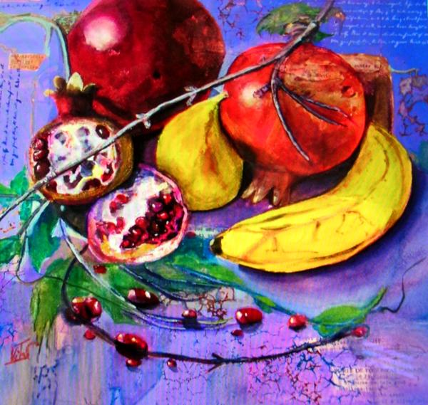 Still Life w/Pomegranates - 