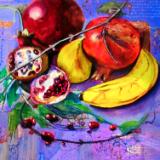 Still Life w/Pomegranates - 