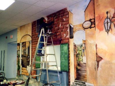 European mural on site