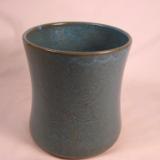 111013.U Utensil Crock with Carved Flower