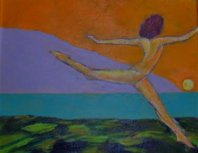 Dancer at sunrise