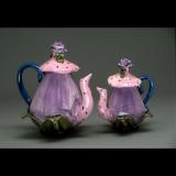 Purple Garden Teapots