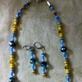 Blue and Yellow with gold set